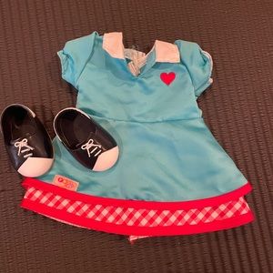 Our Generation bundle of 3 sets- equestrian, scuba/swim and 50s dress set.